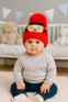 Red Baby Winter Woolen Warm Cap CP5078A